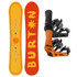 Burton Counterbalance Sun Glow Snowboard w/ Burton Cartel X Snowboard Bindings Package 2027