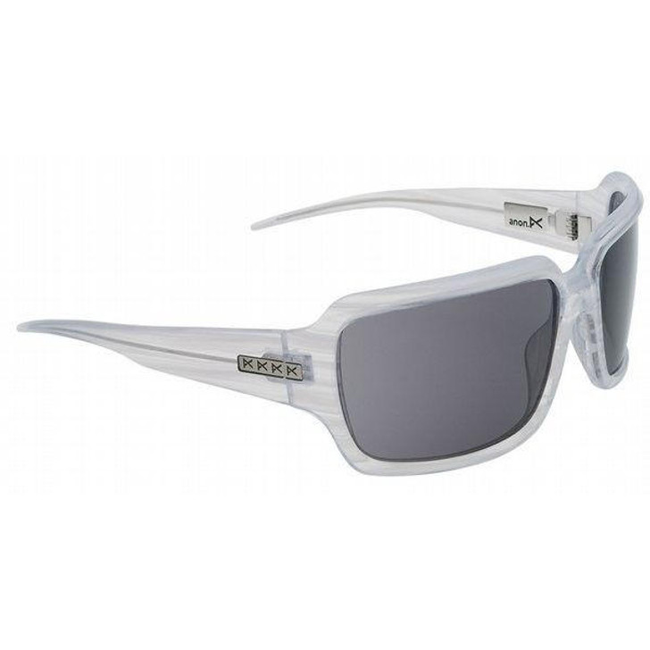 ANON Anon Josie Crystal White Sunglasses w/ Gray Lens 