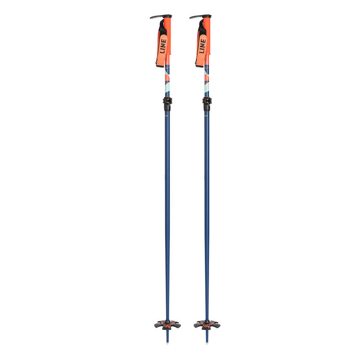 2023 Line Pollard s Paint Brush Adjustable Ski Poles Corbetts