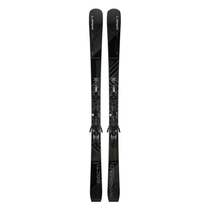 ELAN 2024 Elan Wingman 86 FX Black Edition Skis w/ EMX 12 FX Bindings 
