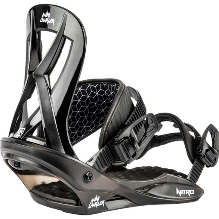 NITRO 2024 Nitro Mini Charger JR Snowboard Binding-SML-BLK 