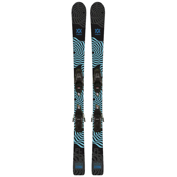 VOLKL 2024 Volkl Flair JR Black Skis w/ vMotion 7.0 GW Bindings 