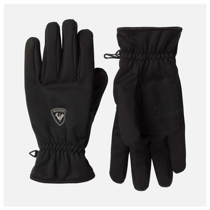 2024 Rossignol XC Softshell Mens Black Gloves