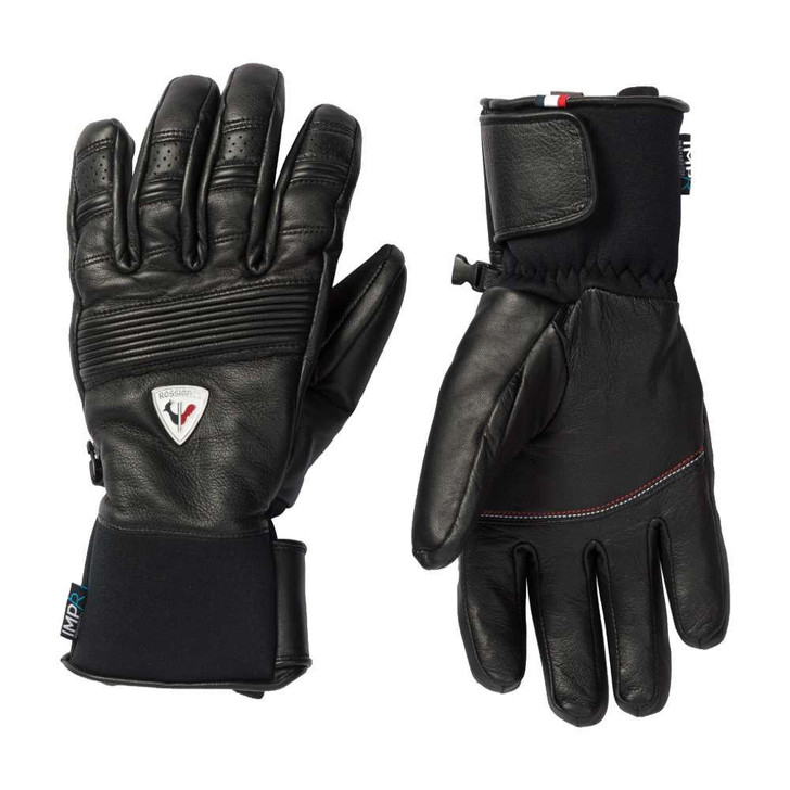 ROSSIGNOL 2024 Rossignol Retro Leather IMPR Mens Black Glove 