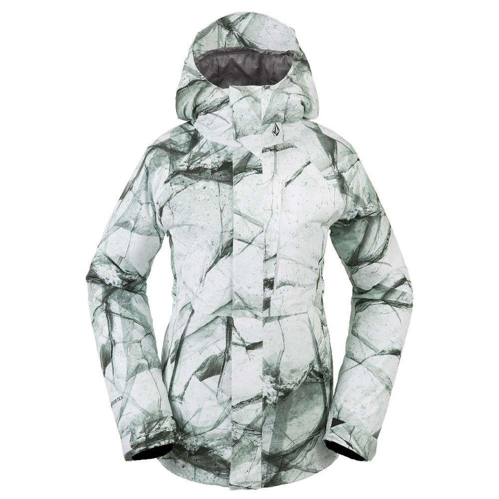 VOLCOM 2024 Volcom V.CO Aris GORE Womens White Ice Jacket 