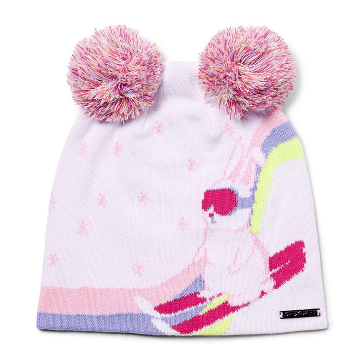 2024 Spyder Ski Bunny White Girls Hat