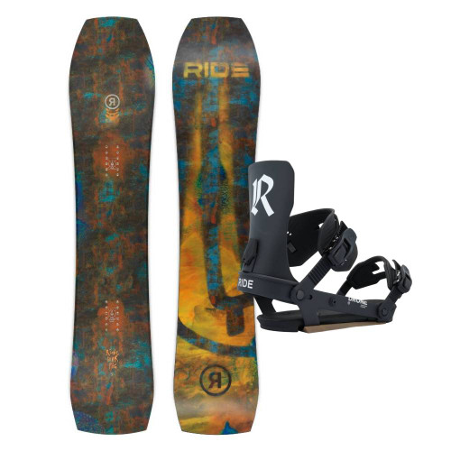 Ride Warpig Snowboard w Ride Drone Snowboard Bindings Package 2026