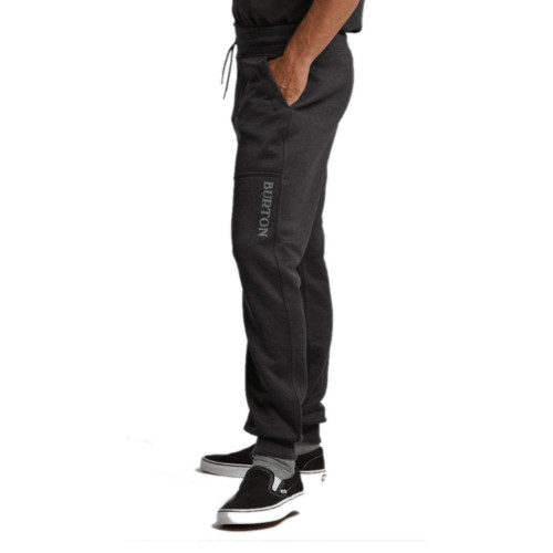 2023 Burton Oak Mens True Black Heather Fleece Pants