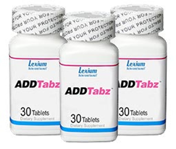 ADDTabz Mental Focus Tablets - Buy 3 Get 3 Free PLUS Free Shipping