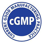 Adherence to Current Good Manufacturing Practice (cGMP) regulations enforced by the US Food and Drug Administration (FDA).