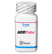 Addwize Tab ADDTabz 1 Bottle - 30 Tablets - Mental Focus and Performance Tablets ...