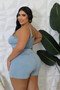 Bold Moves Skort Set- Denim