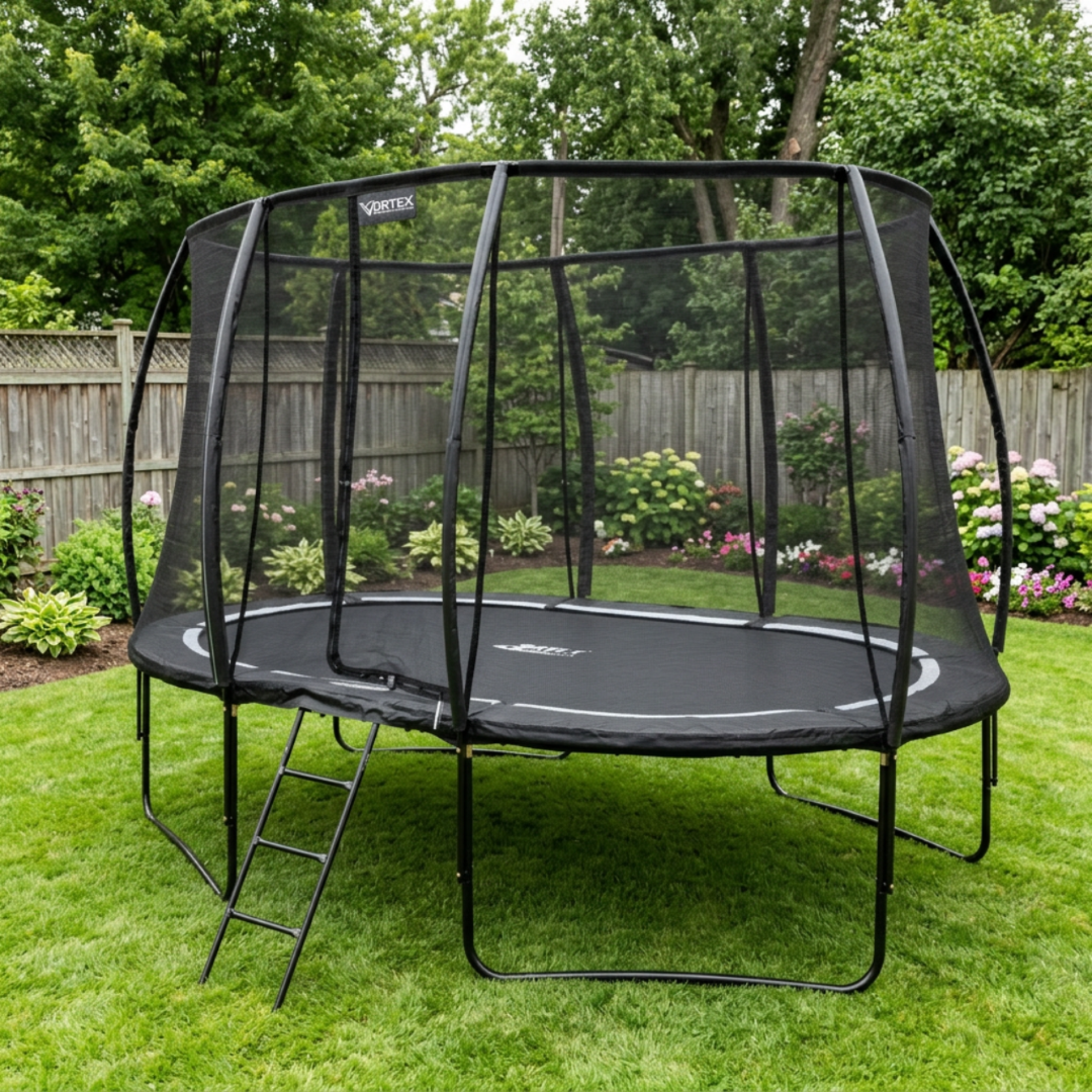 10 x 15ft Oval Telstar Vortex BLACK Edition