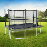 XR 300 rectangular trampoline with enclosure