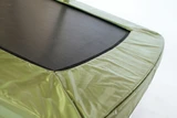Super Tramp 10x7 ft trampoline green frame padding