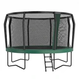 Akrobat Orbit Pro 14ft trampoline with green pad