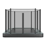 Akrobat Orbit Flat 11x8ft with grey pad and zip entry