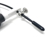 black skipping rope length adjust mechanism