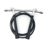 black skipping rope for workouts