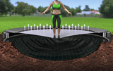 Akrobat Primus Flat fitted in ground with jumper