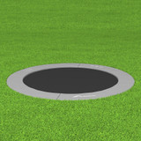 Primus 14ft flat trampoline grey pads