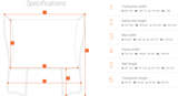 Measurements for the Vuly Ultra Medium 10ft Trampoline