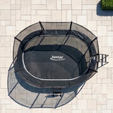 Overhead view of the Telstar Vortex Trampoline