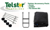 10ft x 15ft Telstar Cover, Ladder and Tie Down Kit Packs