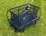 10ft x 15ft Telstar ELITE rectangle trampoline third lifestyle view