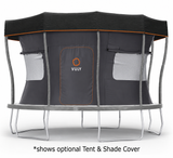 Vuly Ultra Large 12ft Trampoline with optional shade and tent cover fitted