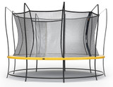 Vuly Lift 2 Extra Large 14ft Trampoline with yellow padding