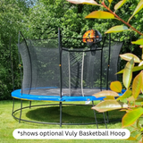 Vuly Lift 2 Extra Large 14ft Trampoline in a garden