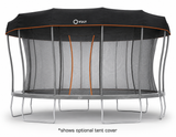 Vuly Ultra Large 14ft Trampoline with optional tent cover fitted