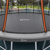 Vuly Ultra Extra Large 14ft Trampoline with optional shade and tent cover fitted in garden setting