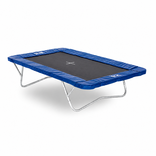 Kangaroo garden trampoline with blue pads