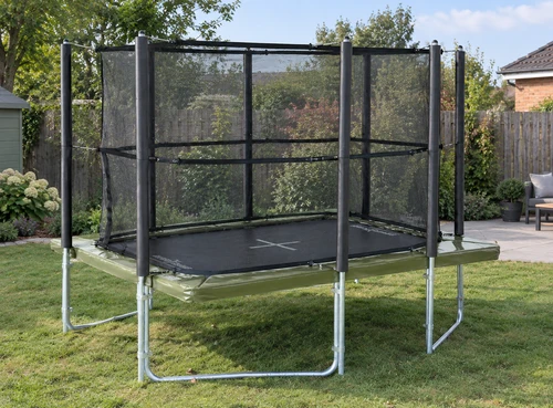Super Tramp XR300 trampoline in a garden setting