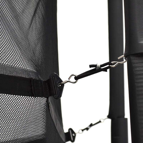 secure attachment to enclosure poles secure attachment to enclosure poles