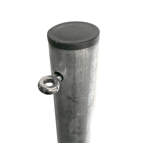 Trampoline eye bolt through the pole Trampoline eye bolt through the pole