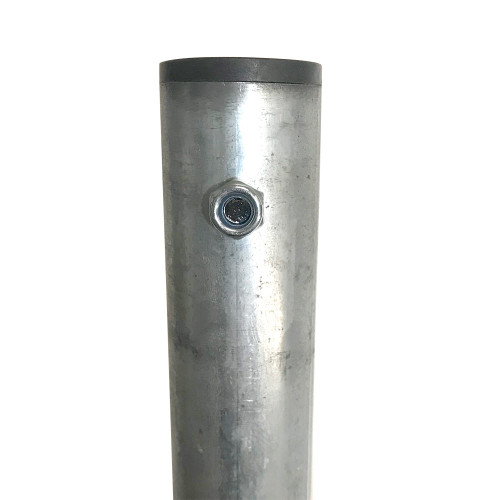 the bolt secures the eye bolt to the pole the bolt secures the eye bolt to the pole