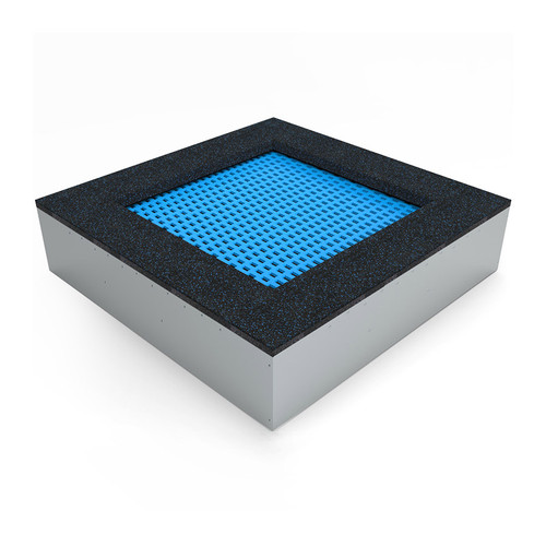 Quad 120 Playground Trampoline in Blue