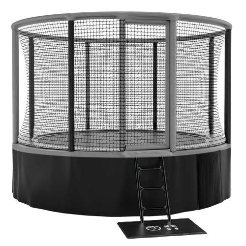 14ft Gallus Plus Playground Trampoline by Akrobat in black