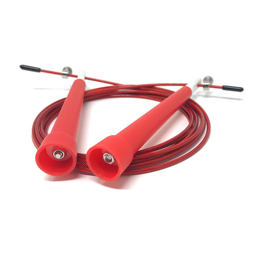 red skipping rope with handles red skipping rope with handles