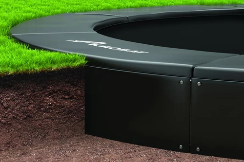 Akrobat Primus Flat 10ft trampoline fitted in ground