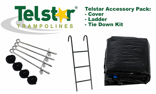 Telstar 10 foot trampoline accessory pack