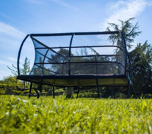 12ft x 12ft Telstar ELITE square trampoline second lifestyle view
