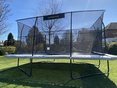 Jumpking 11.5ft x 16ft Rectangular Combo Pro Trampoline