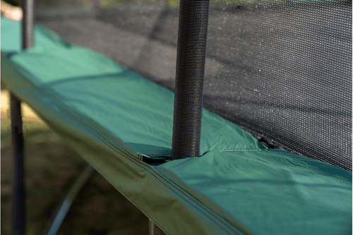 12ft x 17ft V2 Jumpking Rectangular Trampoline with Enclosure and Ladder