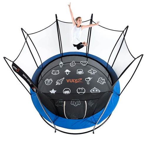 Vuly Lift 2 Medium 10ft Trampoline overhead view