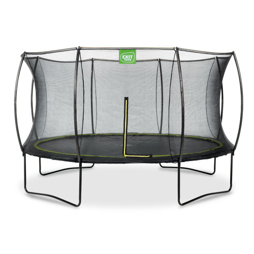 Exit 14ft Silhouette Black Trampoline With Enclosure