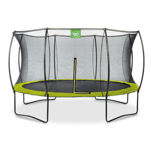 Exit 14ft Silhouette Green Trampoline With Enclosure